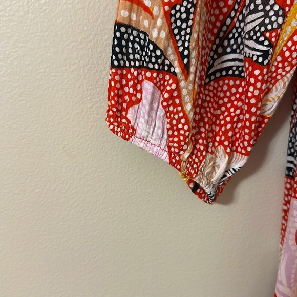 Elizabeth and James Marika Uptown Garden Float Dress Sz Small Farmhouse Relaxed - Picture 4 of 11